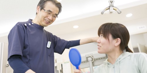 分かりやすい説明で治療